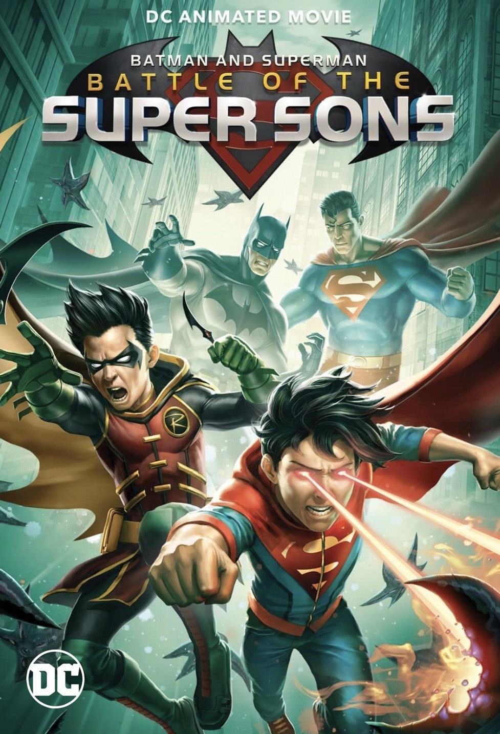 Бэтмен и Супермен: битва Суперсыновей: постер N206656