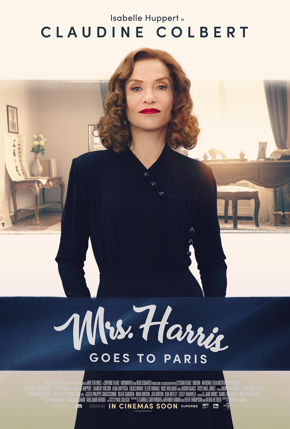Миссис Харрис едет в Париж: постер N207441