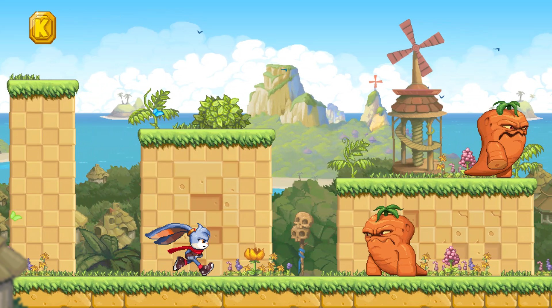 Игра Kaze and the Wild Masks (2021). Скриншот N197845