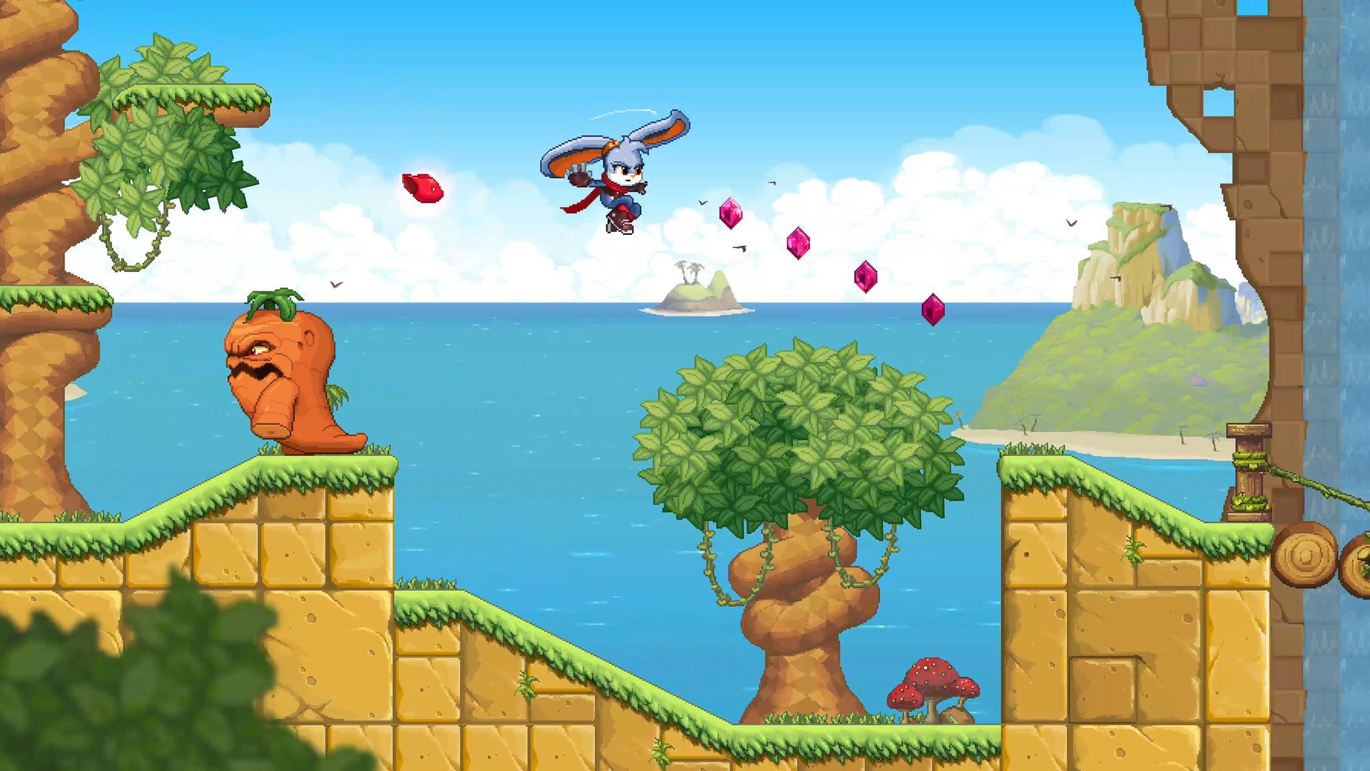 Игра Kaze and the Wild Masks (2021). Скриншот N197847
