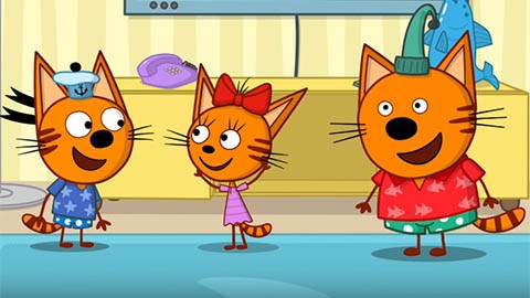 Трейлер российского мультфильма "Три кота и море приключений"