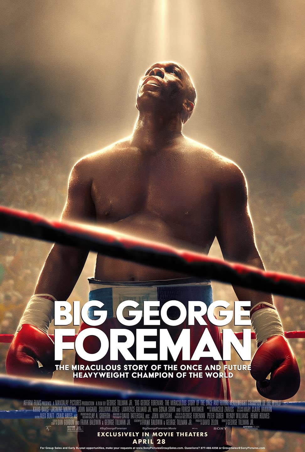 Джордж Форман: Несокрушимый / Big George Foreman (2023) отзывы. Рецензии. Новости кино. Актеры фильма Джордж Форман: Несокрушимый. Отзывы о фильме Джордж Форман: Несокрушимый