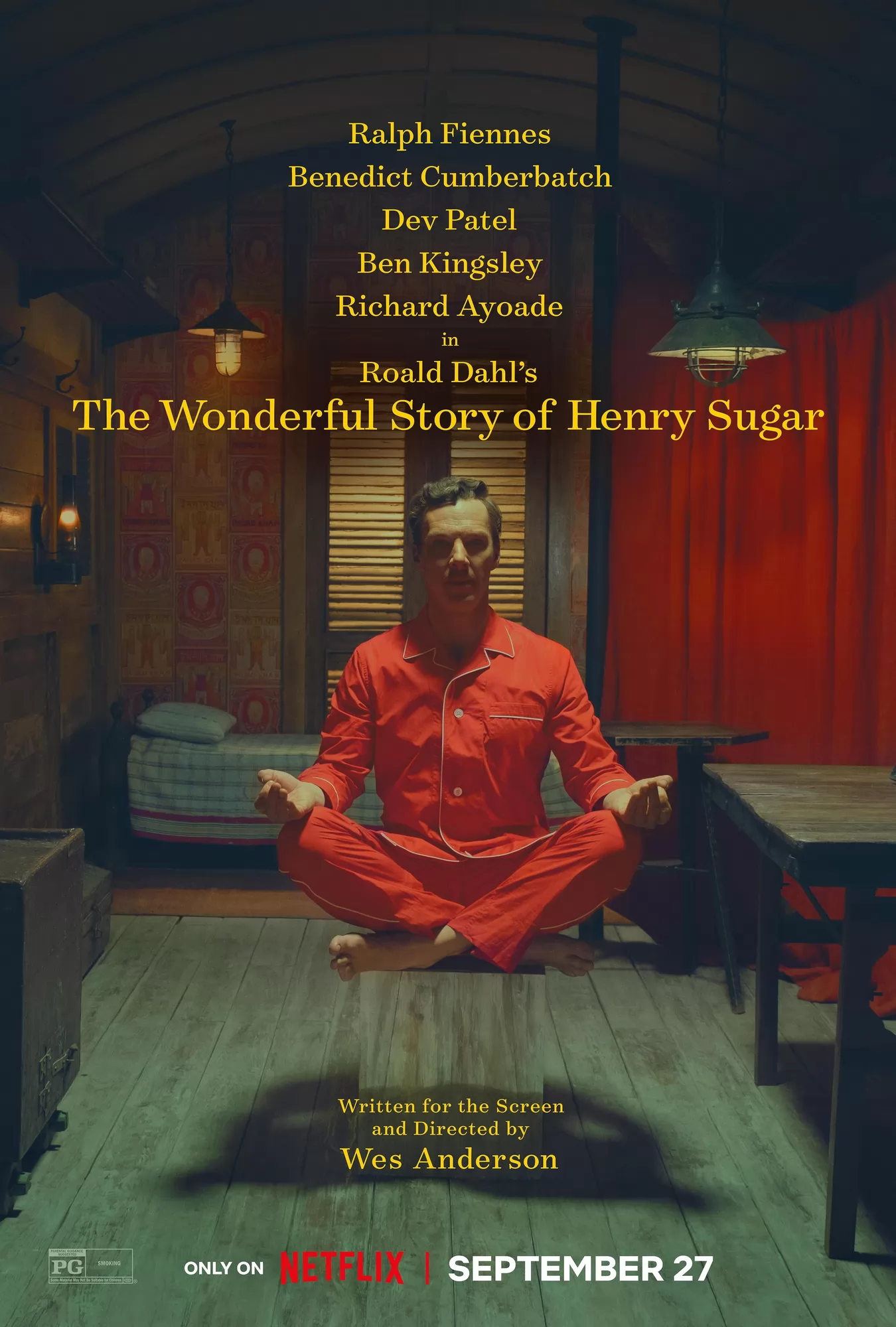 Чудесная история Генри Шугара / The Wonderful Story of Henry Sugar (2023) отзывы. Рецензии. Новости кино. Актеры фильма Чудесная история Генри Шугара. Отзывы о фильме Чудесная история Генри Шугара