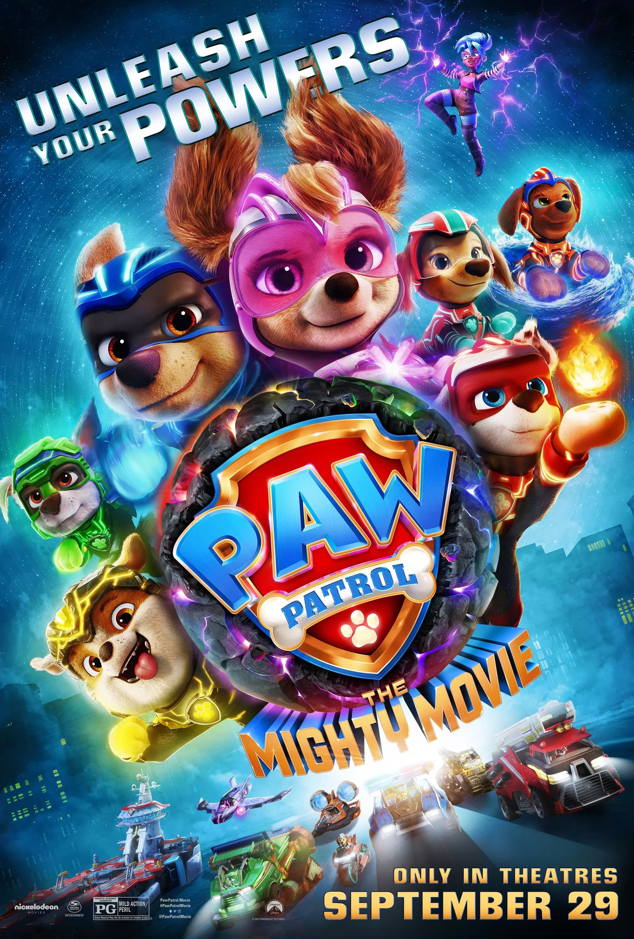 Щенячий патруль: Мегафильм / PAW Patrol: The Mighty Movie (2023) отзывы. Рецензии. Новости кино. Актеры фильма Щенячий патруль: Мегафильм. Отзывы о фильме Щенячий патруль: Мегафильм