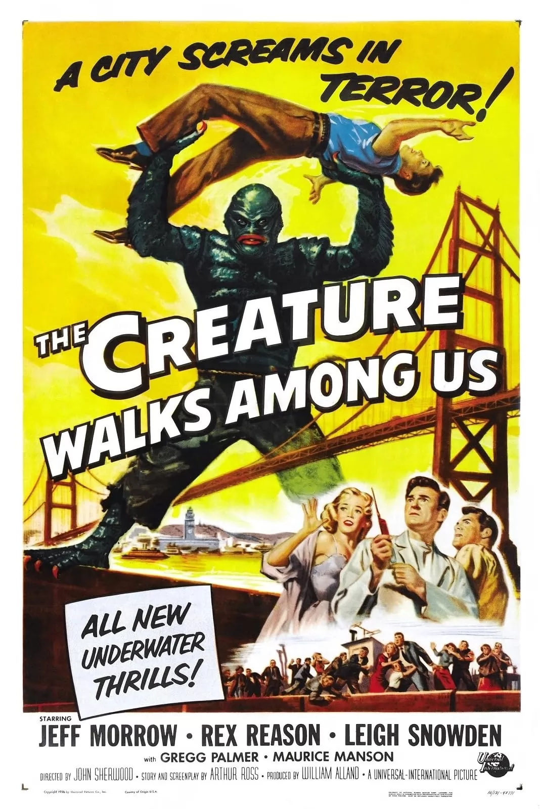 Чудовище бродит среди нас / The Creature Walks Among Us (1956) отзывы. Рецензии. Новости кино. Актеры фильма Чудовище бродит среди нас. Отзывы о фильме Чудовище бродит среди нас