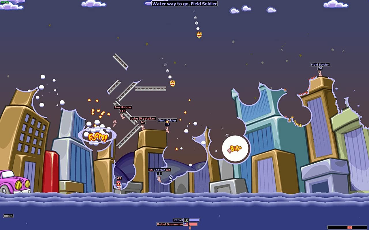 Игра Worms Armageddon (1999). Скриншот N213115