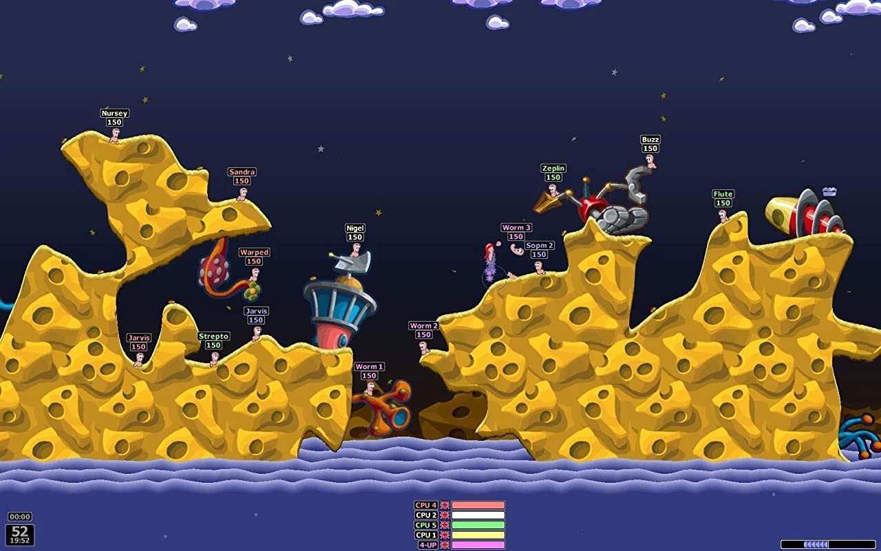 Игра Worms Armageddon (1999). Скриншот N213117