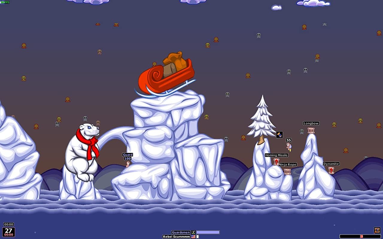 Игра Worms Armageddon (1999). Скриншот N213119