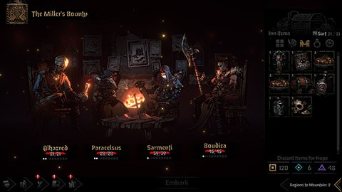 Кадр к игре Darkest Dungeon II