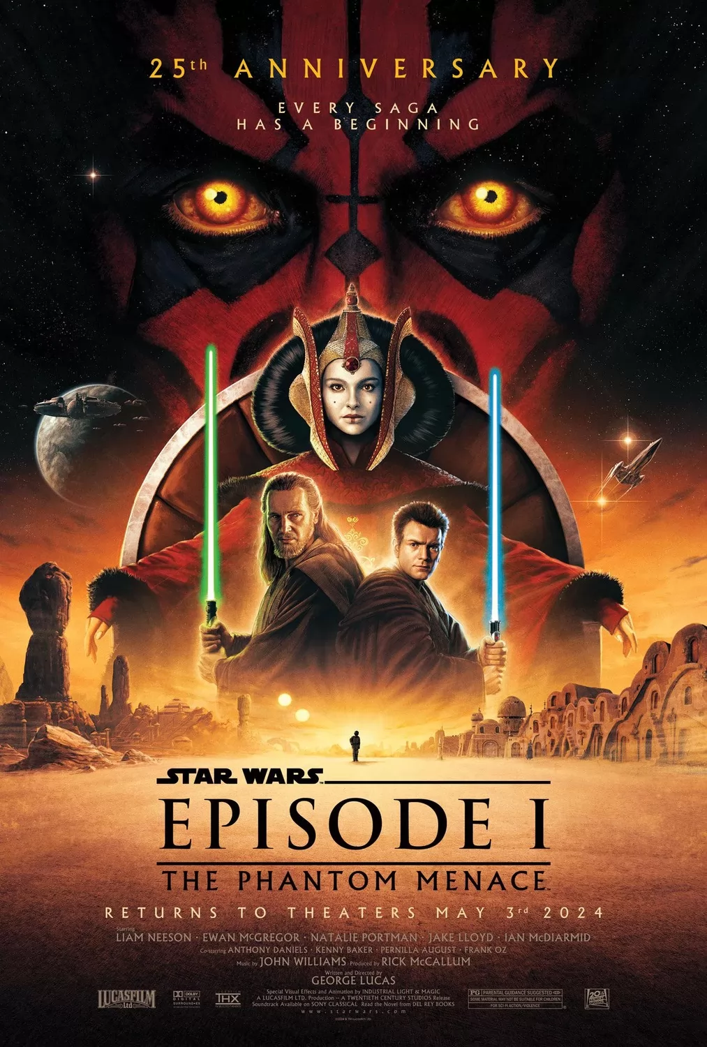 Звездные войны: Эпизод 1 - Скрытая угроза / Star Wars: Episode I - The Phantom Menace (1999) отзывы. Рецензии. Новости кино. Актеры фильма Звездные войны: Эпизод 1 - Скрытая угроза. Отзывы о фильме Звездные войны: Эпизод 1 - Скрытая угроза