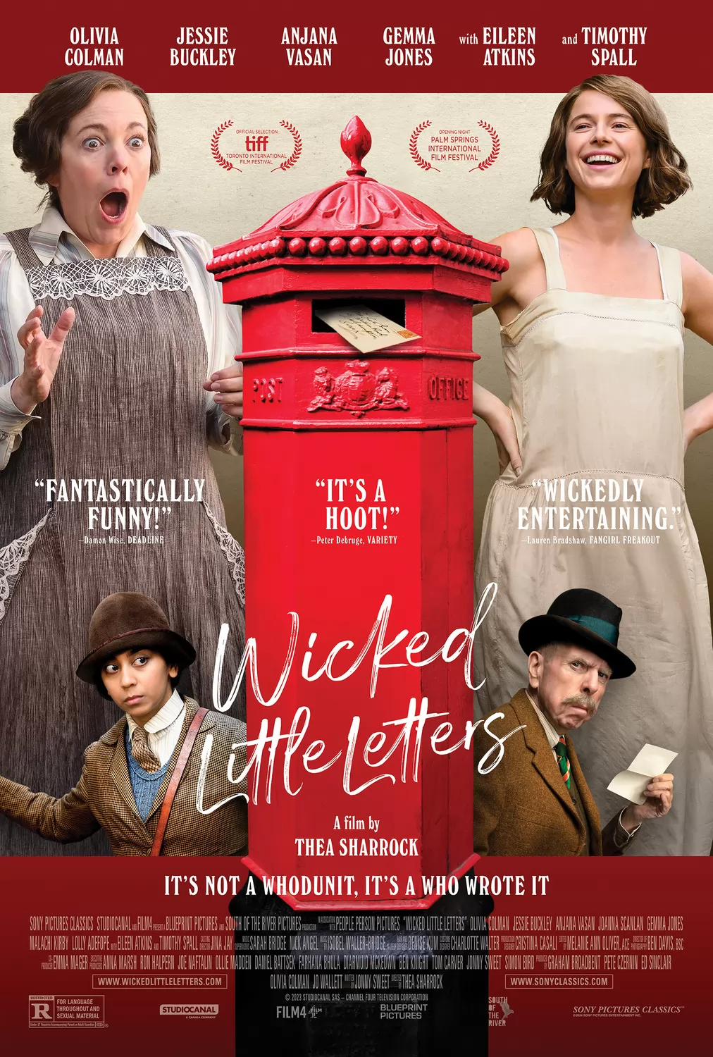 Злобные маленькие письма / Wicked Little Letters (2023) отзывы. Рецензии. Новости кино. Актеры фильма Злобные маленькие письма. Отзывы о фильме Злобные маленькие письма