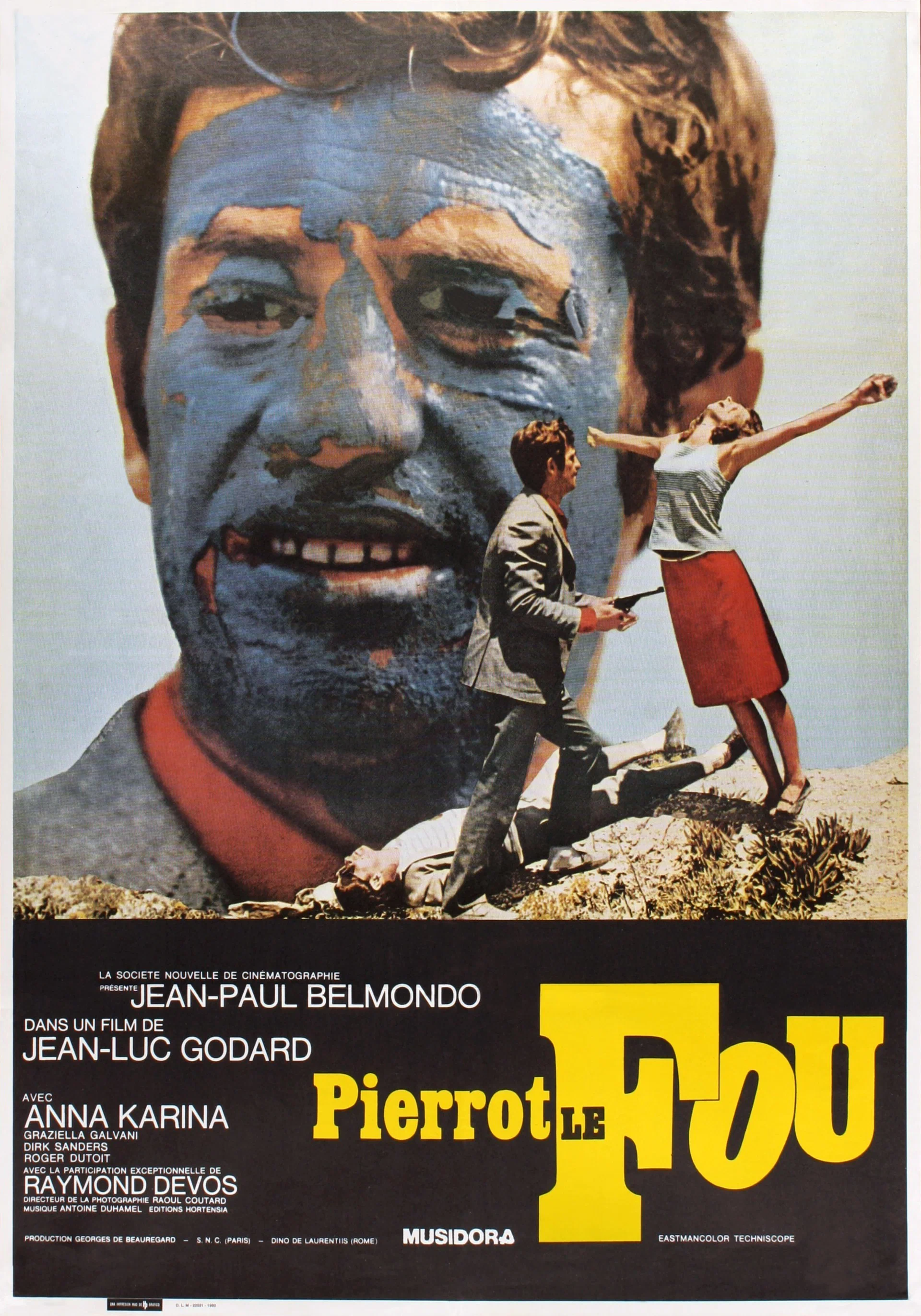 Безумный Пьеро / Pierrot le fou (1965) отзывы. Рецензии. Новости кино. Актеры фильма Безумный Пьеро. Отзывы о фильме Безумный Пьеро
