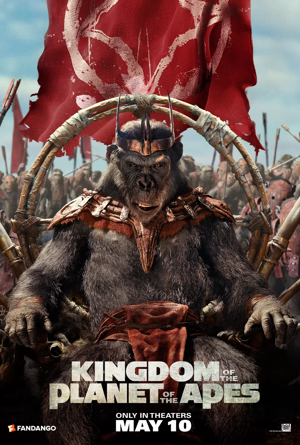 Планета обезьян: Новое царство: постер N235079