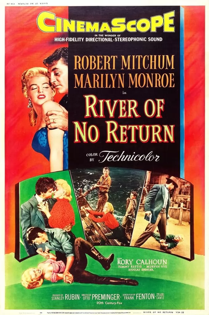 Река не течет вспять / River of No Return (1954) отзывы. Рецензии. Новости кино. Актеры фильма Река не течет вспять. Отзывы о фильме Река не течет вспять