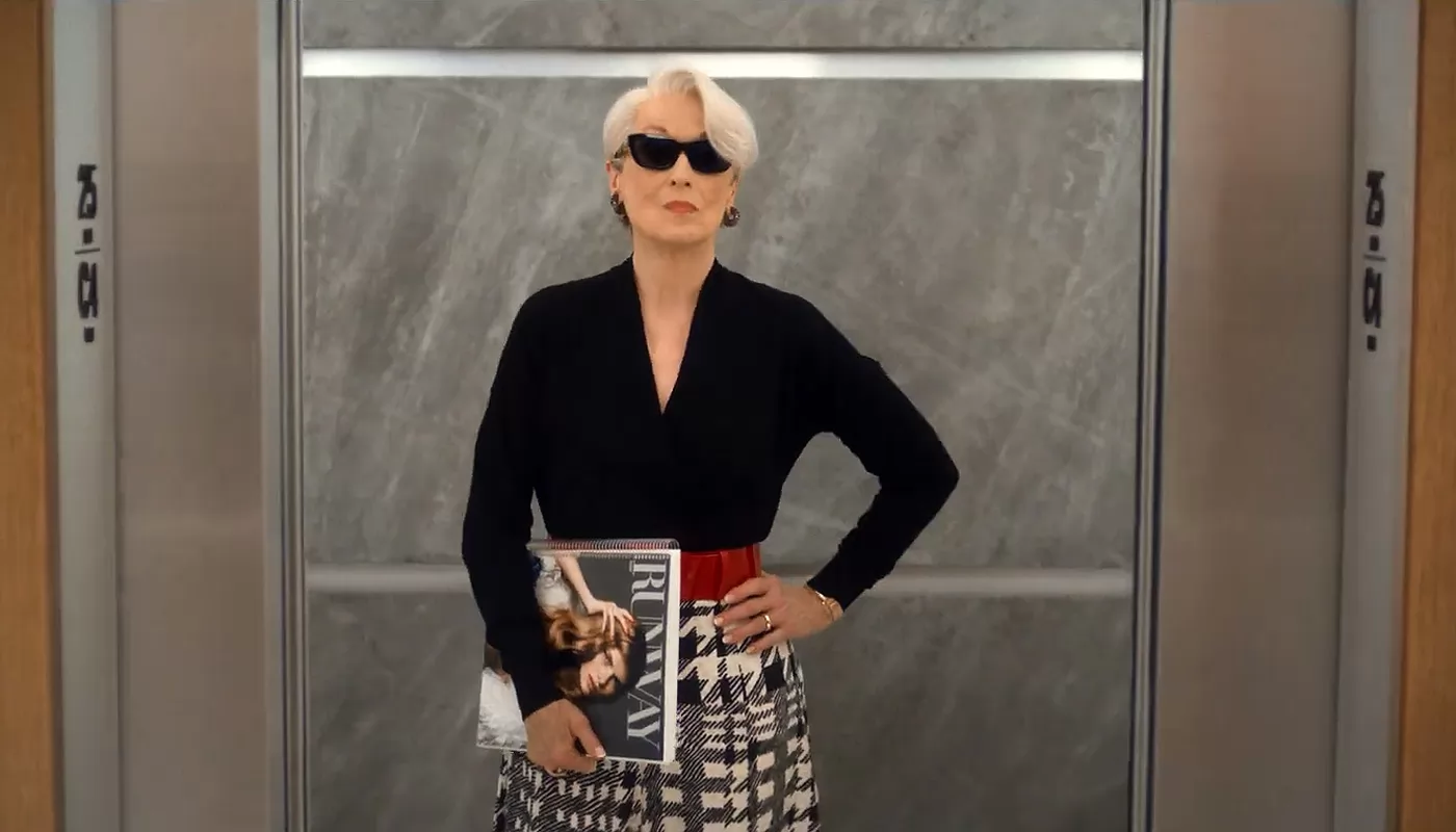 Мэрил Стрип в тизер-трейлере фильма Дьявол носит Prada 2