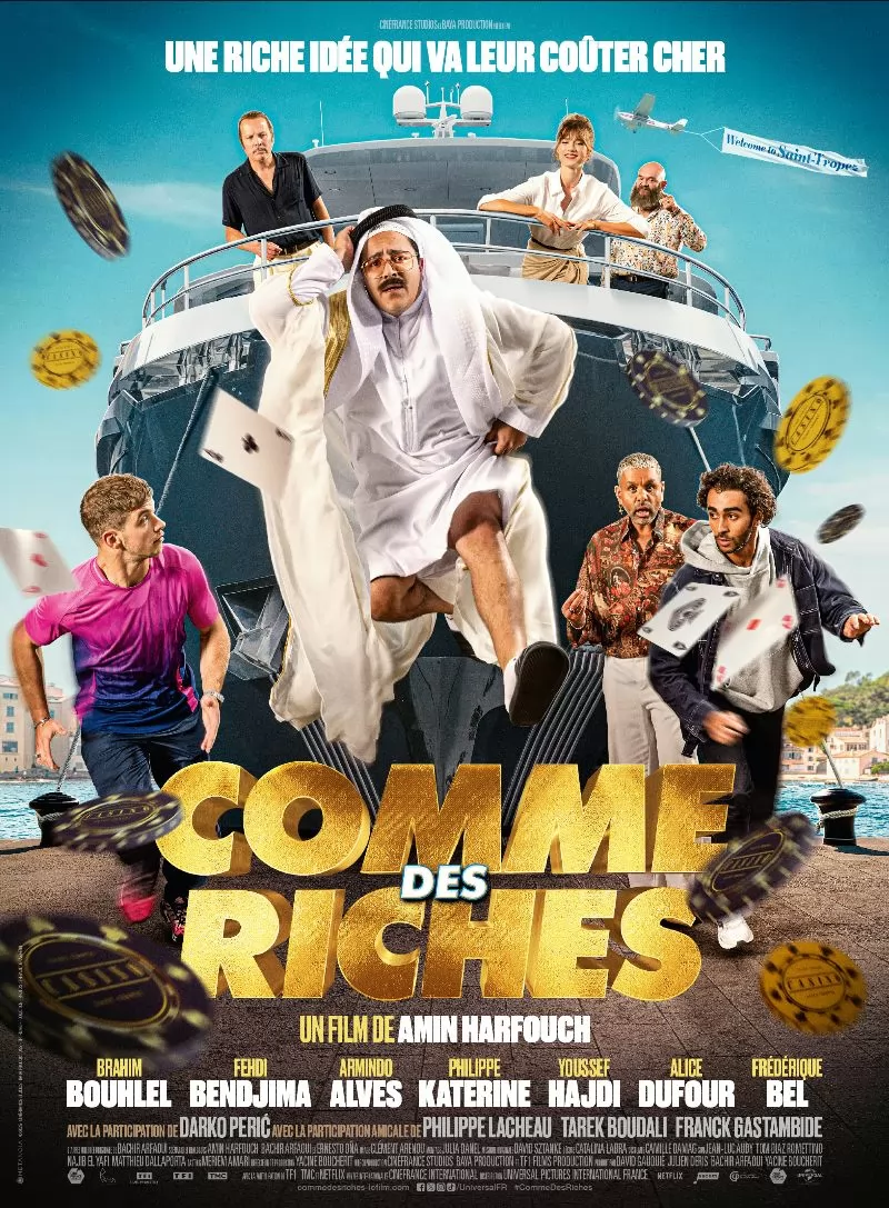 Сорвать куш в Сен-Тропе / Comme des riches (2025) отзывы. Рецензии. Новости кино. Актеры фильма Сорвать куш в Сен-Тропе. Отзывы о фильме Сорвать куш в Сен-Тропе