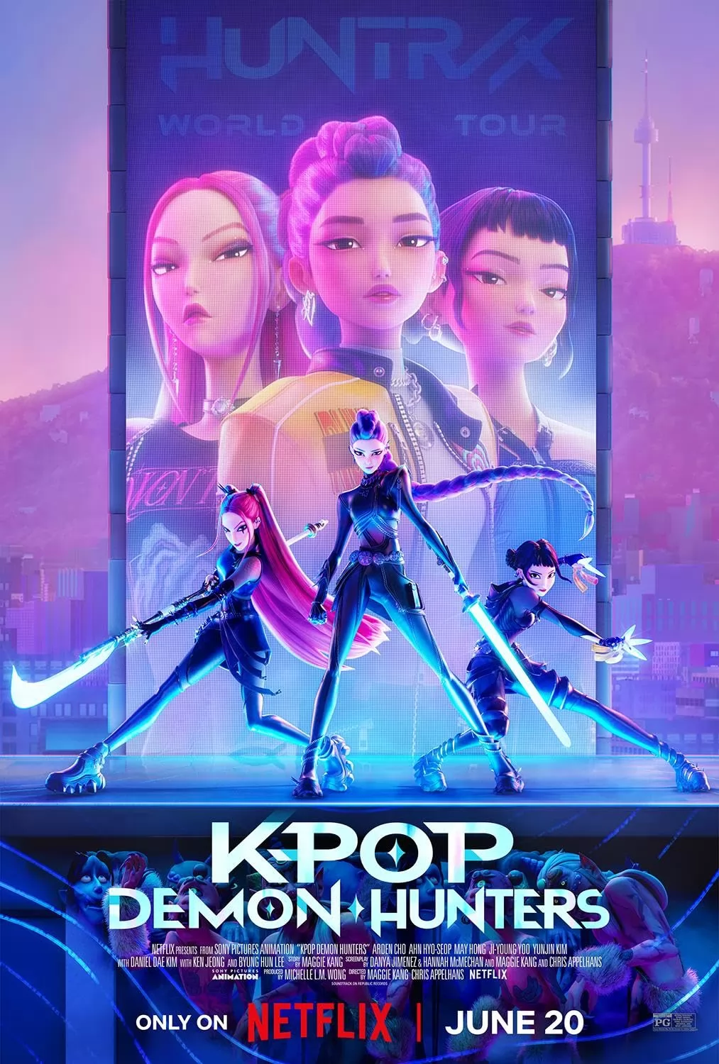 Кей-поп-охотницы на демонов / KPop Demon Hunters (2025) отзывы. Рецензии. Новости кино. Актеры фильма Кей-поп-охотницы на демонов. Отзывы о фильме Кей-поп-охотницы на демонов