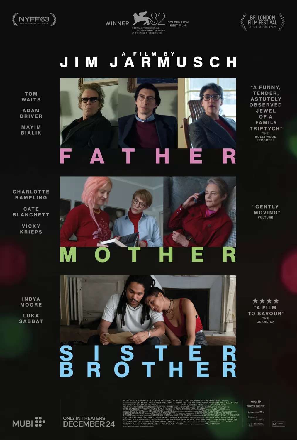 Отец, мать, сестра, брат / Father Mother Sister Brother (2025) отзывы. Рецензии. Новости кино. Актеры фильма Отец, мать, сестра, брат. Отзывы о фильме Отец, мать, сестра, брат