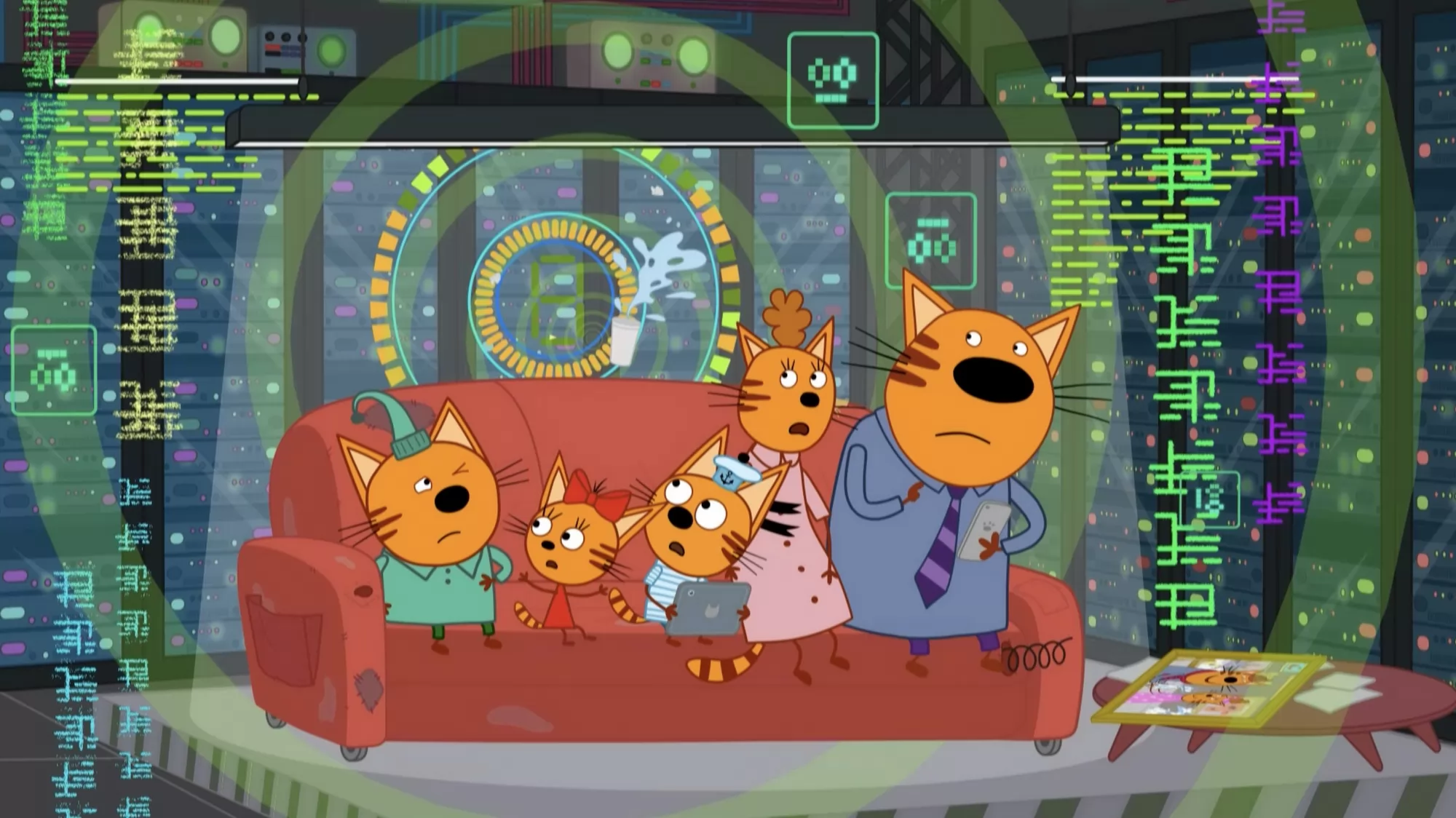 Фильм Три кота. Путешествие во времени (2025). Кадр N264847