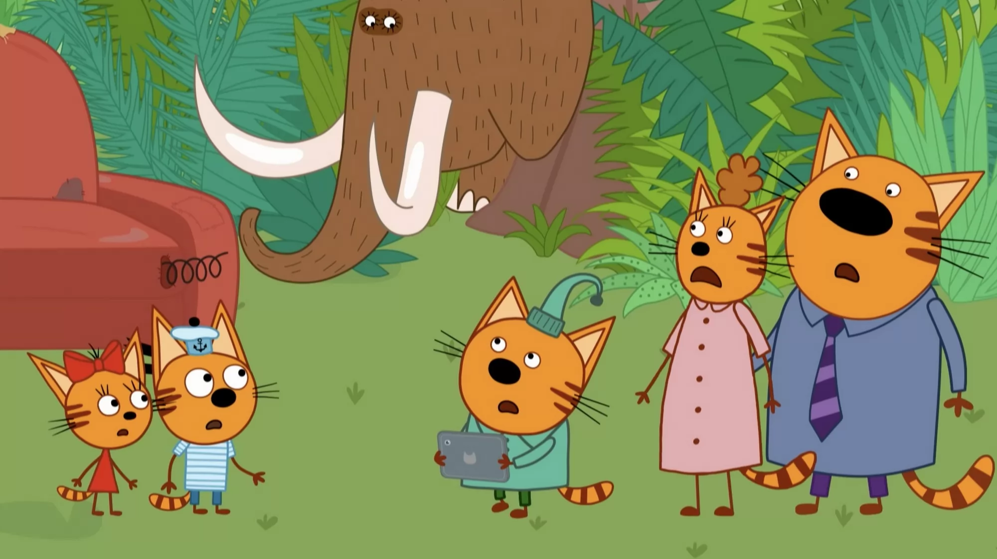 Фильм Три кота. Путешествие во времени (2025). Кадр N264848