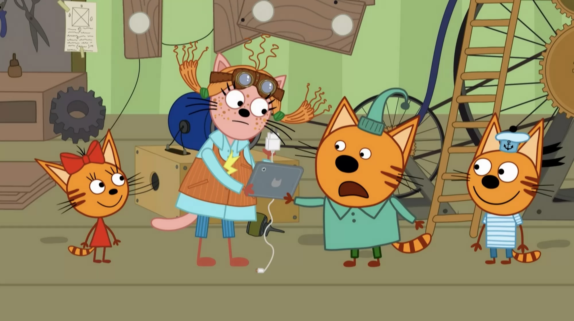 Фильм Три кота. Путешествие во времени (2025). Кадр N264854