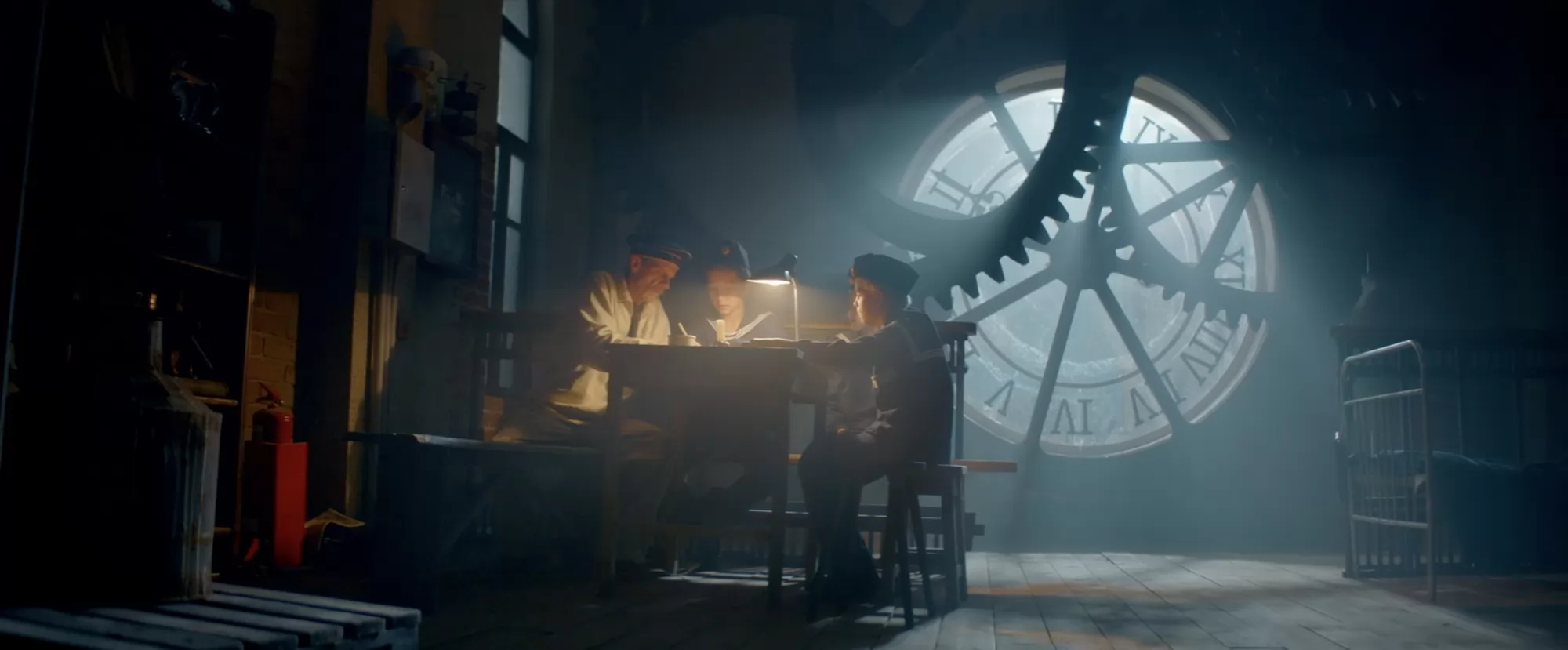 Сериал Три друга, клад и матрос Кошка (2025). Кадр N268560