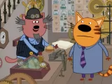 Превью кадра #264853 к мультфильму "Три кота. Путешествие во времени" (2025)