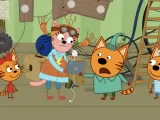 Превью кадра #264854 к мультфильму "Три кота. Путешествие во времени" (2025)