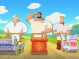 Превью кадра #268182 к мультфильму "Три богатыря и свет клином" (2025)