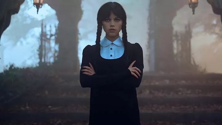 Дженна Ортега в трейлере второго сезона сериала "Уэнсдэй"