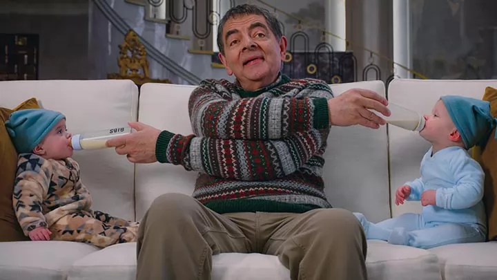 Роуэн Аткинсон в трейлере сериала "Человек против малыша"