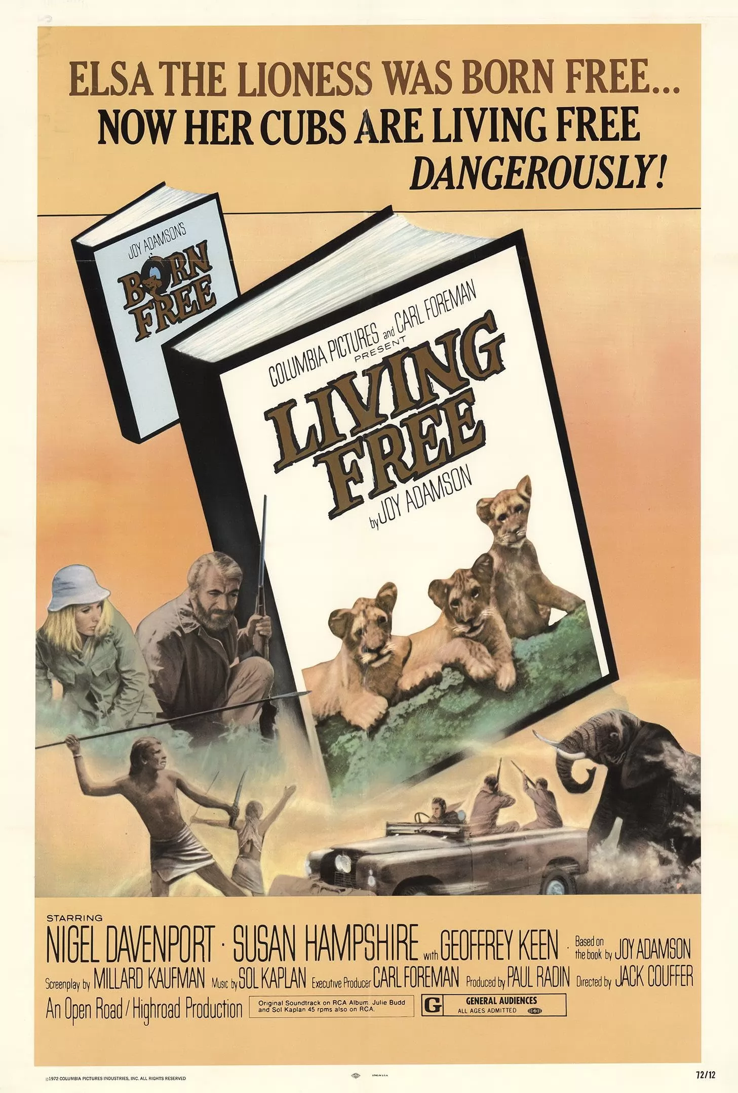 Живущие свободными / Living Free (1972) отзывы. Рецензии. Новости кино. Актеры фильма Живущие свободными. Отзывы о фильме Живущие свободными