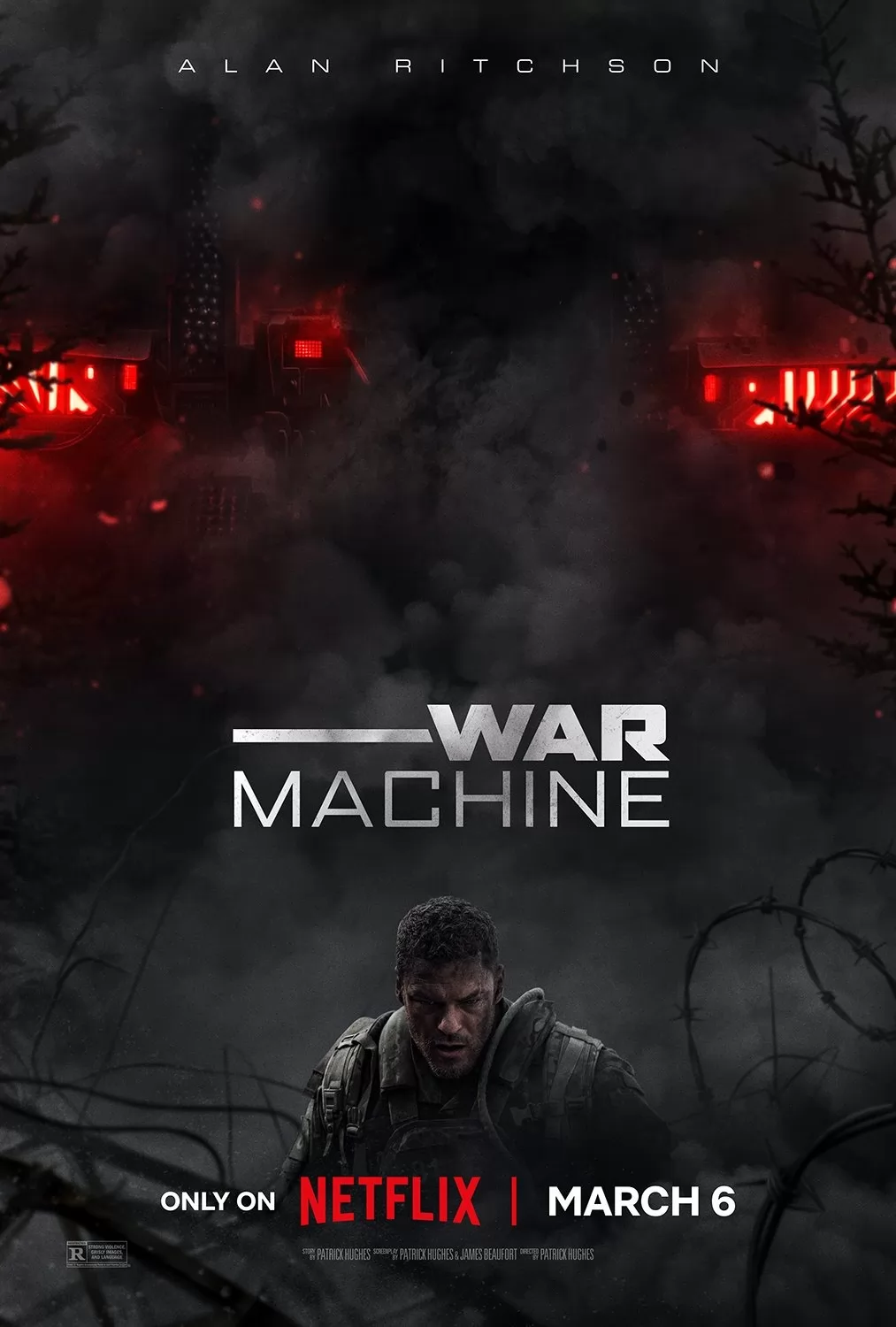 Военная машина / War Machine (2026) отзывы. Рецензии. Новости кино. Актеры фильма Военная машина. Отзывы о фильме Военная машина