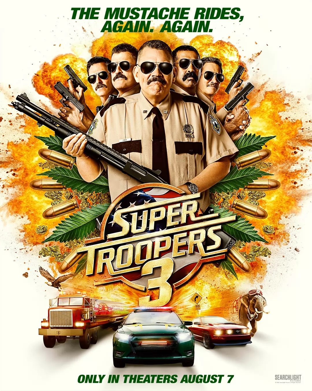 Суперполицейские 3 / Super Troopers 3 (2026) отзывы. Рецензии. Новости кино. Актеры фильма Суперполицейские 3. Отзывы о фильме Суперполицейские 3