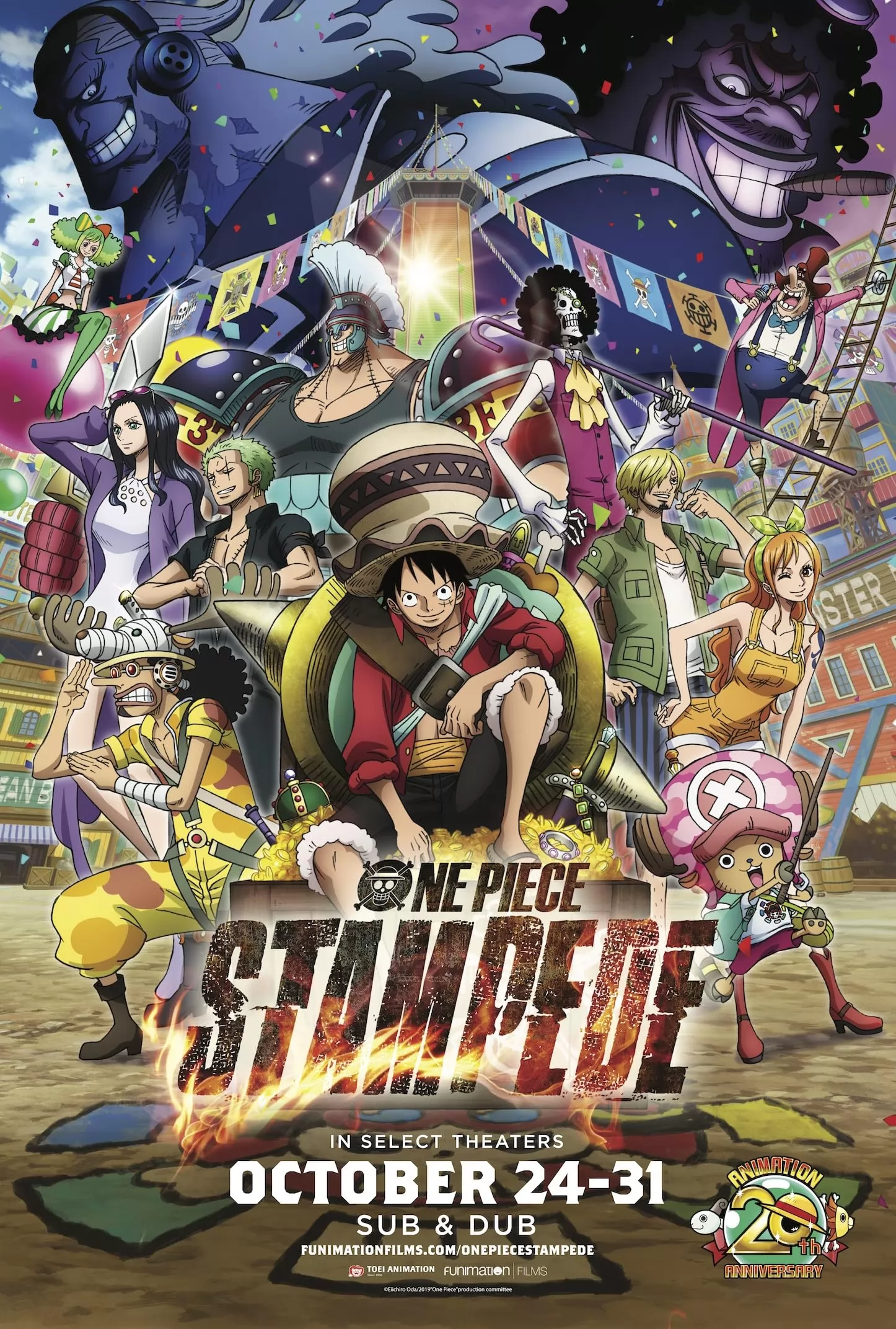 Ван-Пис 14: Паническое бегство / One Piece: Stampede (2019) отзывы. Рецензии. Новости кино. Актеры фильма Ван-Пис 14: Паническое бегство. Отзывы о фильме Ван-Пис 14: Паническое бегство