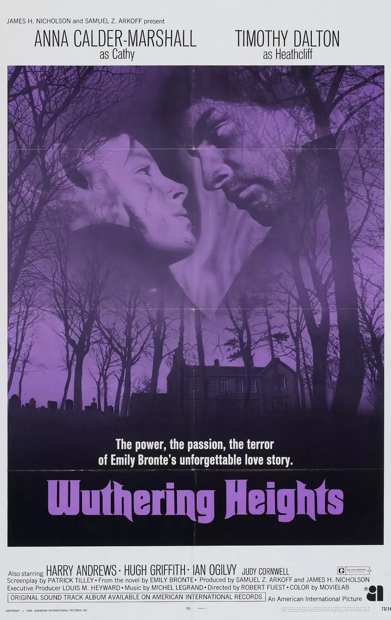Грозовой перевал / Wuthering Heights (1970) отзывы. Рецензии. Новости кино. Актеры фильма Грозовой перевал. Отзывы о фильме Грозовой перевал