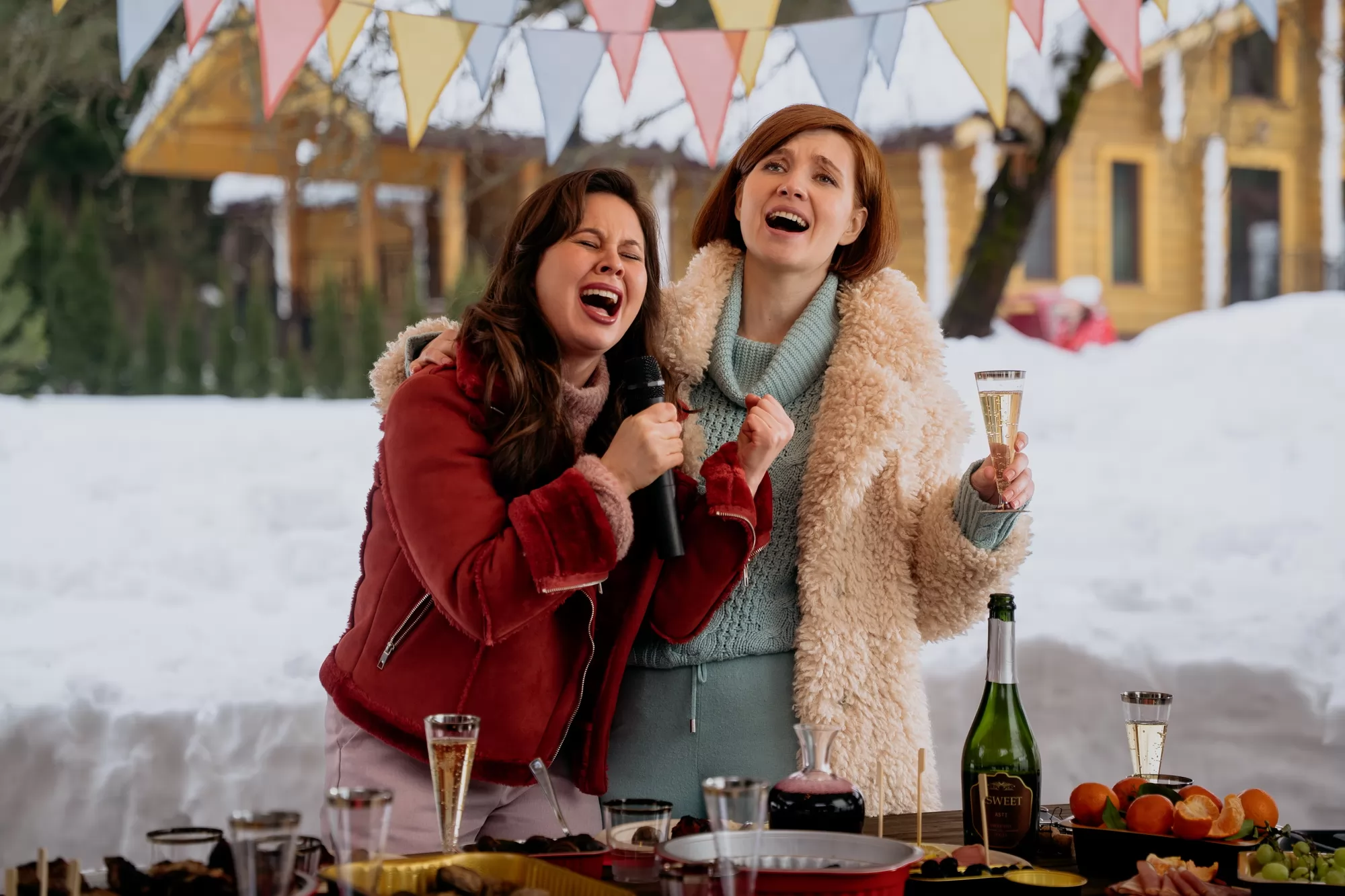 Сериал Горнолыжка (2026). Кадр N272670