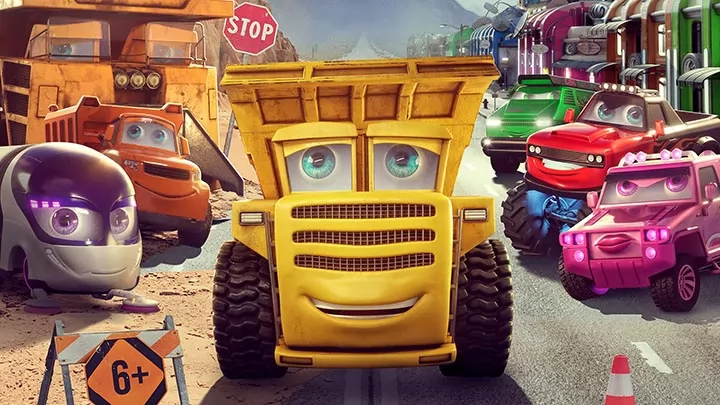 Второй трейлер российского мультфильма "Грузовички"