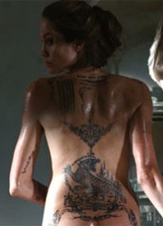 Анджелина Джоли увековечила Брэда Питта на своей коже