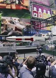 Истребитель из Звездных войн воссоздан с помощью LEGO
