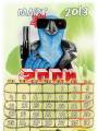 Календарь на 2013 год из работ пользователей "Новости кино"