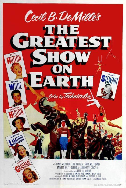 Величайшее шоу мира / The Greatest Show on Earth (1952) отзывы. Рецензии. Новости кино. Актеры фильма Величайшее шоу мира. Отзывы о фильме Величайшее шоу мира