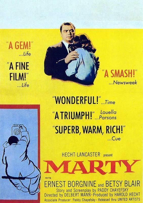 Марти / Marty (1955) отзывы. Рецензии. Новости кино. Актеры фильма Марти. Отзывы о фильме Марти