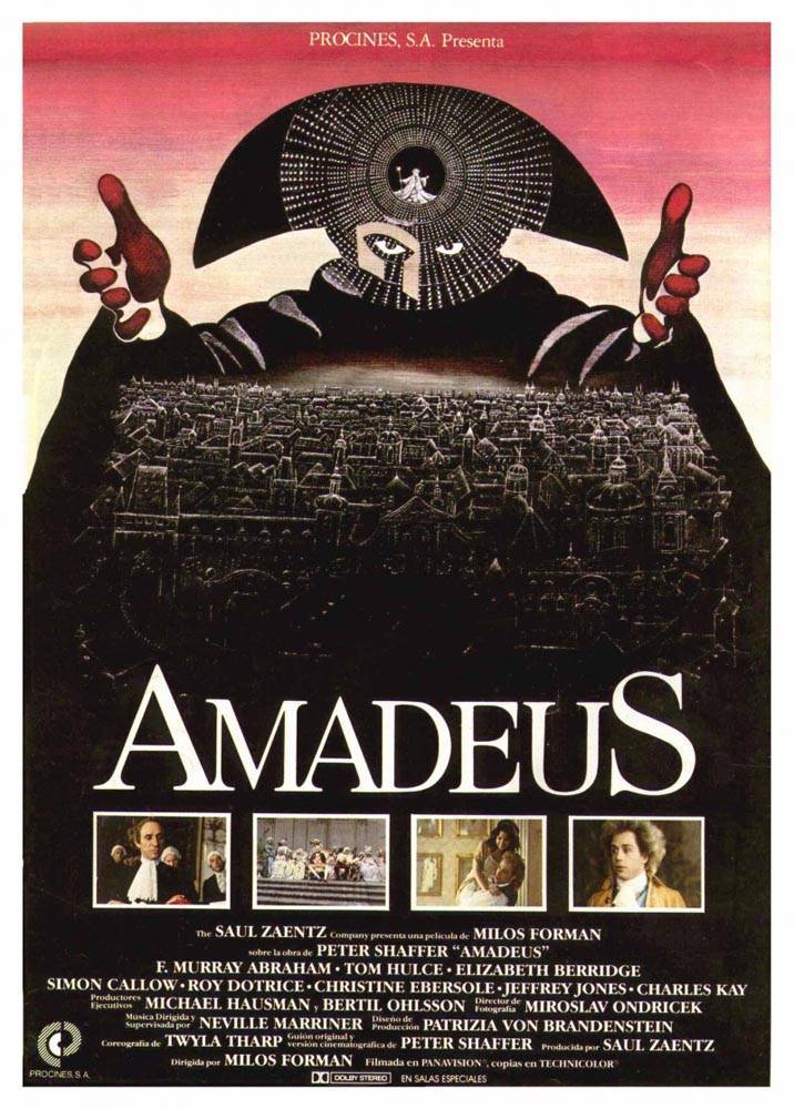 Постер N14236 к фильму Амадей (1984)
