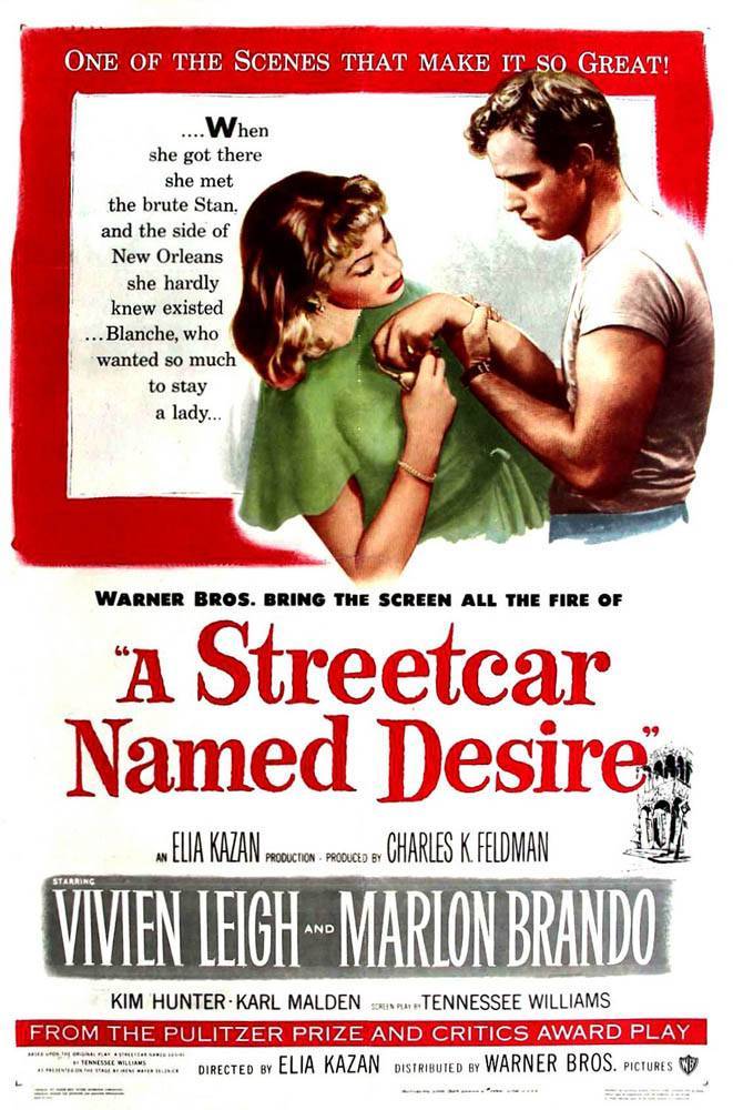 Трамвай "Желание" / A Streetcar Named Desire (1951) отзывы. Рецензии. Новости кино. Актеры фильма Трамвай "Желание". Отзывы о фильме Трамвай "Желание"