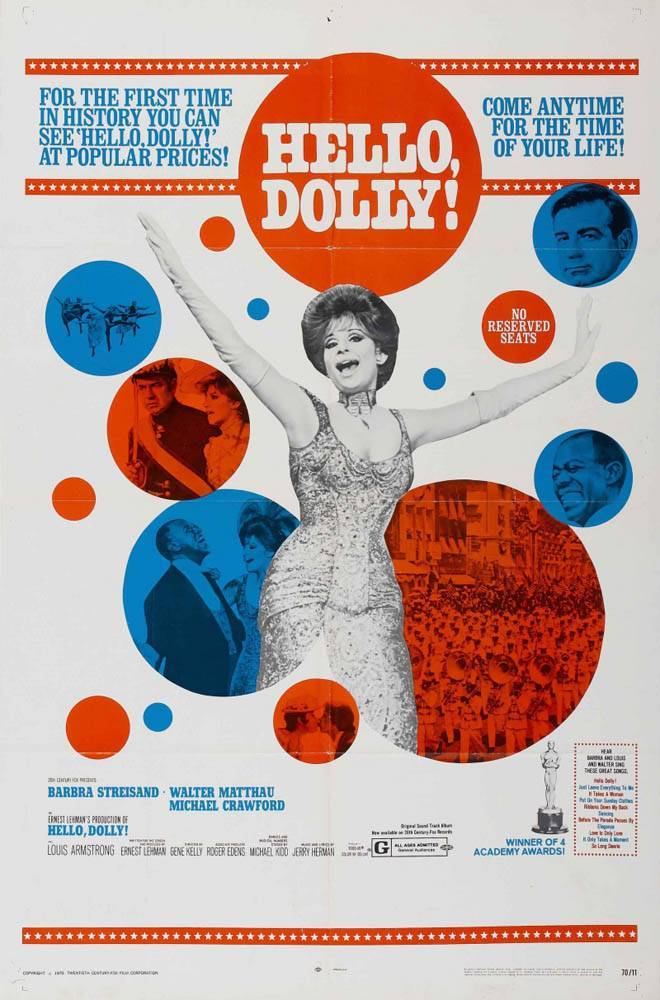 Хеллоу, Долли! / Hello, Dolly! (1969) отзывы. Рецензии. Новости кино. Актеры фильма Хеллоу, Долли!. Отзывы о фильме Хеллоу, Долли!