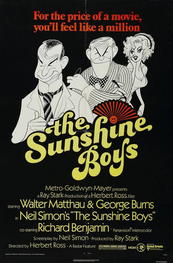 Солнечные мальчики / The Sunshine Boys (1975) отзывы. Рецензии. Новости кино. Актеры фильма Солнечные мальчики. Отзывы о фильме Солнечные мальчики