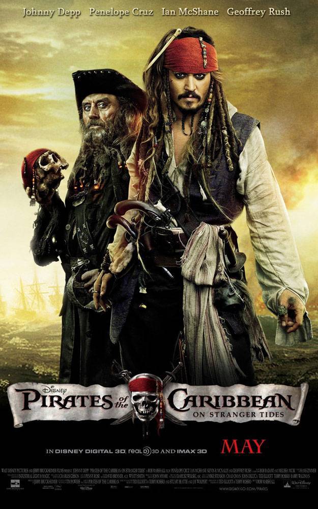 Пираты Карибского моря 4: На странных берегах / Pirates of the Caribbean 4: On Stranger Tides (2011) отзывы. Рецензии. Новости кино. Актеры фильма Пираты Карибского моря 4: На странных берегах. Отзывы о фильме Пираты Карибского моря 4: На странных берегах