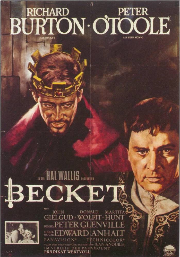 Беккет / Becket (1964) отзывы. Рецензии. Новости кино. Актеры фильма Беккет. Отзывы о фильме Беккет