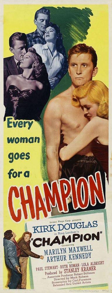 Чемпион / Champion (1949) отзывы. Рецензии. Новости кино. Актеры фильма Чемпион. Отзывы о фильме Чемпион